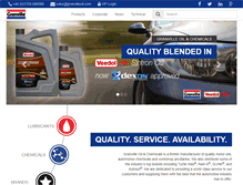 Tablet Screenshot of granvilleoil.com